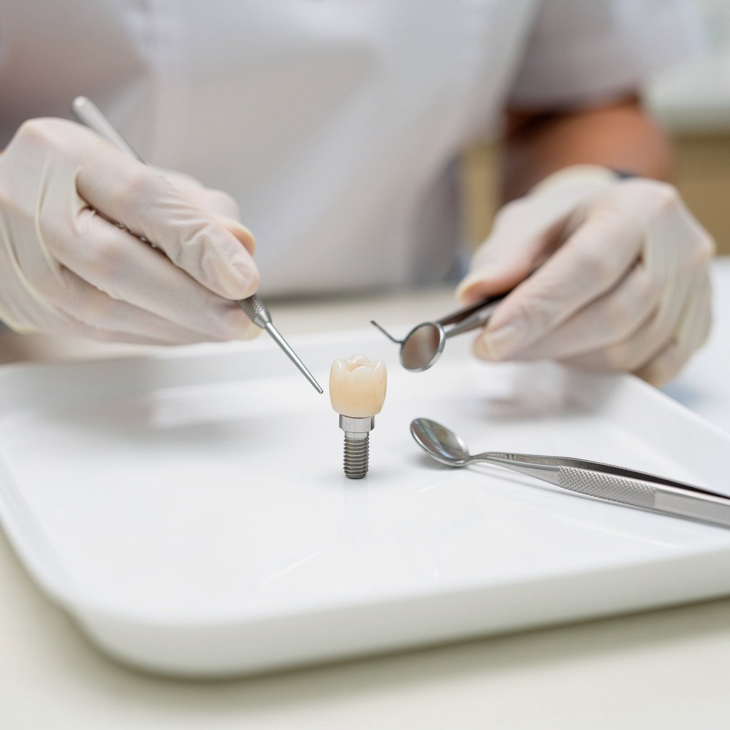 Ronald B. Dinning, DMD dental implant consultation in Santa Barbara, showcasing expert cosmetic dentistry care